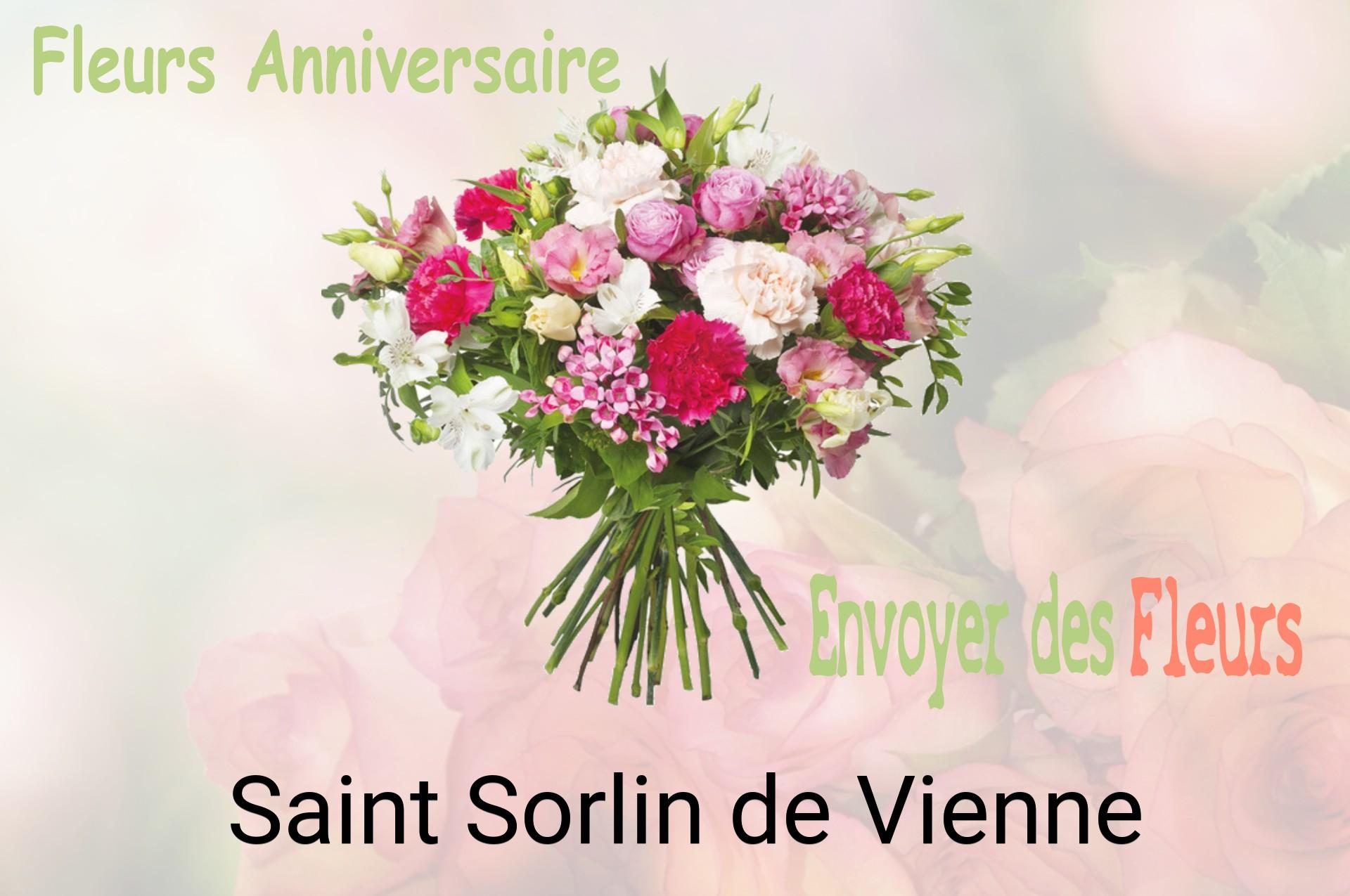 Bouquet de fleurs d’anniversaire livré à Saint-Sorlin-de-Vienne